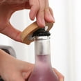 thumbnail image 4 of Dvkptbk Bottle Opener Wooden Bottle Opener Home Round Beer Bottle Opener Fridge Sticker Magnetic Beer Bottle Opener Easy Portable Bottle Opener Kitchen Utensils & Gadgets, 4 of 6