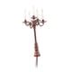 thumbnail image 4 of Casa de muñecas Luz de vela LED Hugo modelo de Candelabros escala 1:87 bronce, 4 of 10