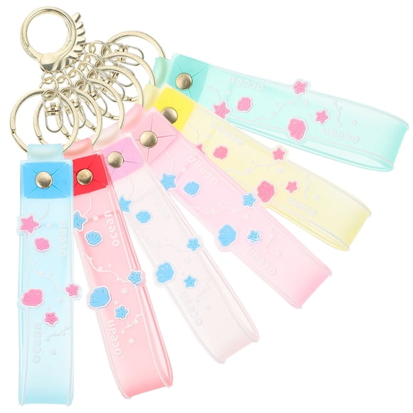 FUTUREORYY 6Ud Llavero Decorativo Multicolor Para Con Adorable Y Material Resistente