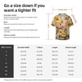 thumbnail image 5 of Fotbe Vintage Floral Butterfly Collage Camisa Estampada de Manga Corta para Hombre, Casual de Verano, Estilo Playero, Sin Arrugas-Small, 5 of 5