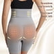 thumbnail image 5 of Pantalones cortos moldeadores posparto de cintura alta para mujer, ropa interior con cinturilla, pantalones para levantar cadera y apretar abdominales, color gris, 5 of 5