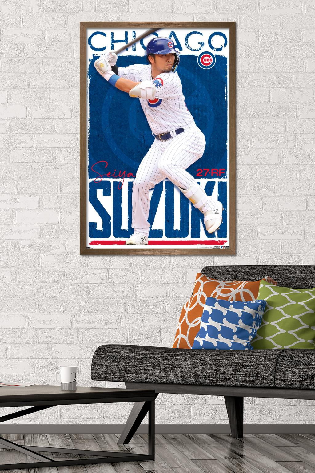 Trends International MLB Chicago Cubs Seiya Suzuki Wall Poster
