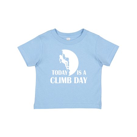 

Inktastic Rock Climbing Today Climb Day Gift Baby Boy or Baby Girl T-Shirt