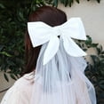 thumbnail image 4 of OHOIOLLA 1Pack Wedding Veil Hair Clip for Brides Bridal Accessory 29.5x9.4in, 4 of 8