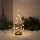 thumbnail image 5 of Matsuzay Pequeño árbol de Navidad Cristal Lámpara romántica Luces LED Lámparas decorativas multifuncionales de moda Adorno Fiesta Kits de decoración para fiestas Plata, 5 of 6