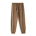 thumbnail image 1 of Pantalones deportivos de longitud completa para hombre, moda, lisos, informales, cintura elástica con bolsillo, pantalones deportivos para hombre, 1 of 4