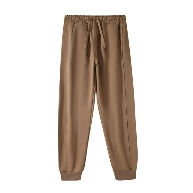 Diufon Jogger Pants for Men Casual Wide Leg Loose Drawstring Waisted Workout Gym Sweatpants with Pockets