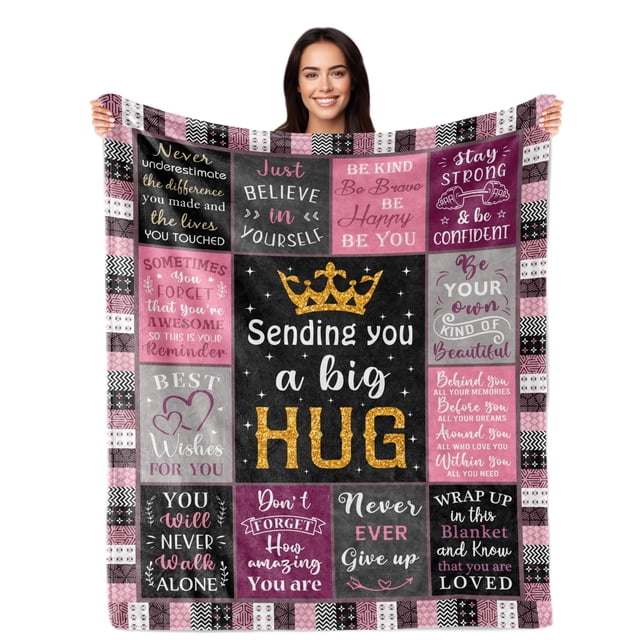 Manta PAZISOL Get Well Gifts para mujer, 150 x 125 cm