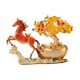thumbnail image 3 of Figura de caballo, escultura animal, figura de escritorio, resina, estatua Feng Shui para estantería. Rojo, 3 of 9