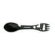 thumbnail image 2 of Advancent Conveniente vajilla multifuncional para acampar, juego de abridor de tenedor y cuchara, tenedor de fruta de acero inoxidable Sporks Kits de desorden para acampar negro, 2 of 6