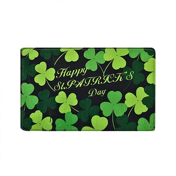 Clearance Sales! St. Patrick's Day Carpet Ornaments Green Decorative Carpets Irish Celebration Decorative Carpets