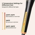 MAXT Curling Irons 3/4 Inch Waver Curling Wand Ceramic Tourmaline Hair
