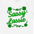 thumbnail image 4 of Inktastic Sassy Lassy with Green 4 Leaf Clovers Boys or Girls Baby Bodysuit, 4 of 5