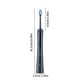 thumbnail image 4 of Cepillo de dientes eléctrico 3 cabezales sónico USB recargable | Cepillo de dientes para adultos temporizado de 6 velocidades | 42.000 vibraciones | Resistente al agua IPX7 | 3 cabezales de cepillo, 4 of 9