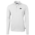 thumbnail image 2 of Men's Cutter & Buck White Rocket City Trash Pandas Virtue Eco Pique Recycled Quarter-Zip Pullover Top, 2 of 3