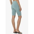 thumbnail image 5 of Women's Basic Stretch Cotton Span High Waist Above Knee Bermuda Short Leggings, 5 of 7