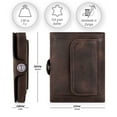 thumbnail image 3 of Valencia Leather Wallet With Coin Pocket, 3 of 11