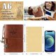 thumbnail image 2 of Refillable Spiral Daily Notepad Classic Embossed Travel Journal Diary, 2 of 4
