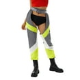 thumbnail image 6 of Douhoow Women Buckles Bottomless Pants High Waist Cargo Trousers Boggy Trousers Leggings, 6 of 8