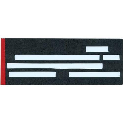 Guía para escribir cheques de negocios Reizen, tamaño 22.2 x 8.3 cm