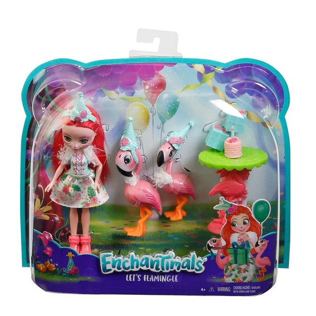 Muñeca Enchantimals Fancy Fiesta con Flamingos