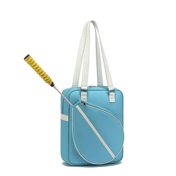 Bolsa de ro para raqueta de tenis, de transporte para jóvenes y adultos, raqueta de bádminton, raqueta de squash, gimnasio, fitness azul Yinane Funda para raqueta