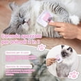 thumbnail image 5 of Cepillo para perros y gatos, cepillo para gatos, cepillo autolimpiante para mascotas, cepillo para pelo largo y corto, elimina eficazmente la capa interna y los enredos de perros y gatos., 5 of 5