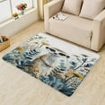 thumbnail image 2 of Meerkat Rugs for Bedroom - 4x5 Rug, Cute Animal Botanical Soft Non Skid Machine Washable Rugs, Kids Floral Cozy Low Pile Large Carpet for Living Room Dining Room College Dorm, 2 of 7