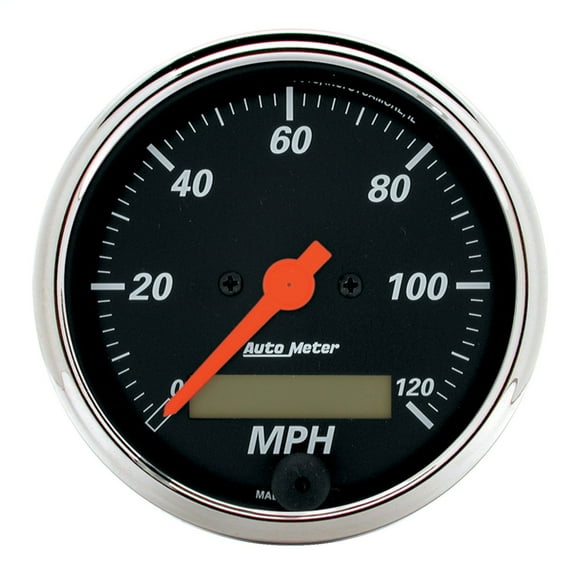 AutoMeter 1487 Designer Black Electric Programmable Speedometer