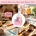thumbnail image 3 of Yarniss Crochet Kits for Beginners,First Crochet Kits with 840 Yards Crochet Yarn & 12 Size Ergonomic Crochet Hooks,Easy Crochet Kits with Step by Step Instruction,Pink, 3 of 6
