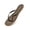 Metal Brown, variant on Cloud Flip Flops for Women,Memory Foam Flats Summer Sandals for Women Leather Lightweight Womens Sandals,Summer Beach Slippers