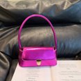 thumbnail image 4 of Bolso de mano para mujer bolso de mano pequeño a la moda elegante con solapa brillante monederos de verano bolso para la axila, 4 of 9