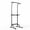 Black, variant on Power Tower Home Gym Workout Station, 10-Level Adjustable Height Pull Up Bar Stand for Dips Push-Ups Knee Raises, Black/Yellow/Red