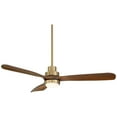 thumbnail image 5 of Casa Vieja 52" Delta Modern Indoor Ceiling Fan 3 Blade CCT LED Light Remote Control Soft Brass Finish Bedroom Living Room DC Motor, 5 of 9