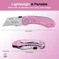 thumbnail image 3 of Cuchillo utilitario Vickay, cortador de cajas, resistente, con 5 cuchillas SK5, 3 of 7