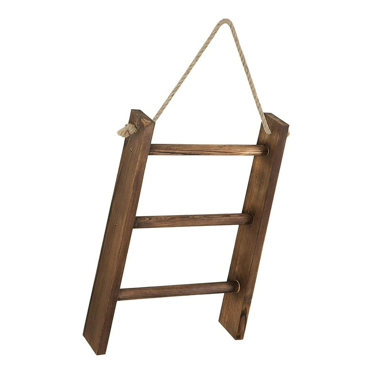 Towel Rail Rustic Wooden Towel Ladder Ilyapa Hanging Towel Rack