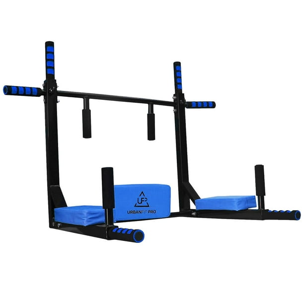 Gym Barra Para Dominadas Color 8 En 1 Uso Rudo fondos espalda uso domestico azul Unitalla UrbanFit Pro AT17198