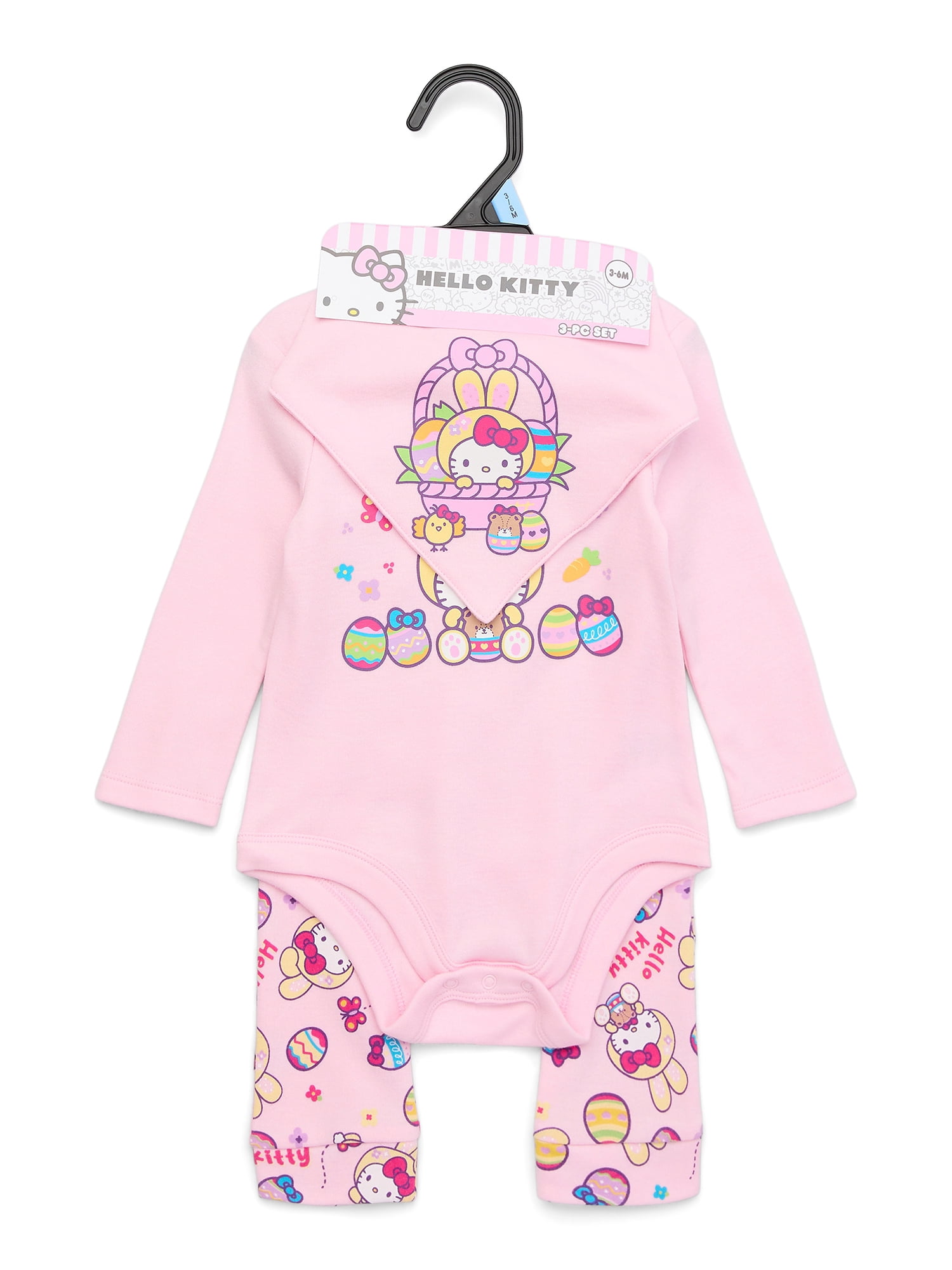 Hello Kitty Baby Easter Layette Gift Set, 3-Piece, Sizes Newborn-12 Months