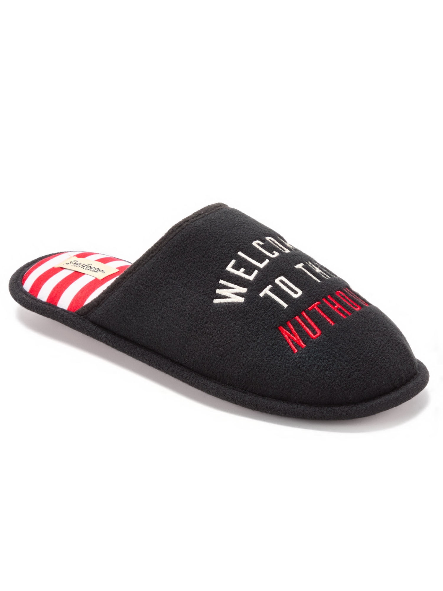 Dearfoams Cozy Comfort Men's Nut House Novelty Slippers