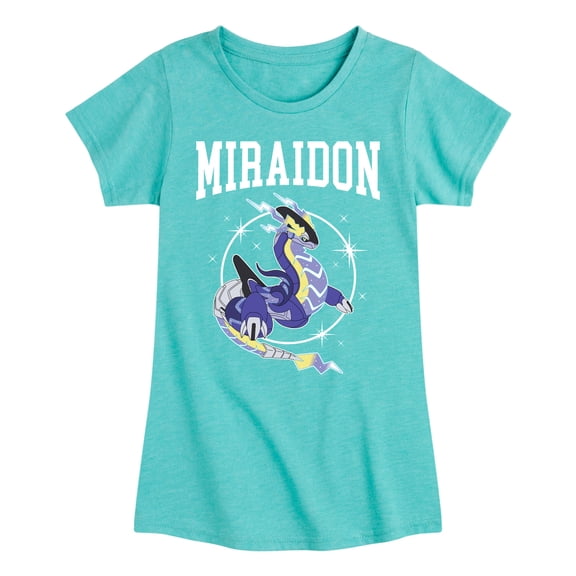 Pokémon - Miraidon Collegiate - Youth Girls Short Sleeve Graphic T-Shirt