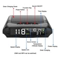 thumbnail image 4 of HLONK Car Wireless HUD Headup Display Solar GPS Digital Speedometer with LCD Screen Overspeed Alarm KMH/MPH Time/Altitude/Temperature/Speed Display, 4 of 9