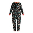 thumbnail image 4 of Rudolph Women's and Women's Plus Super Minky Union Suit Pajamas with Hood, Sizes XS-3X, 4 of 4