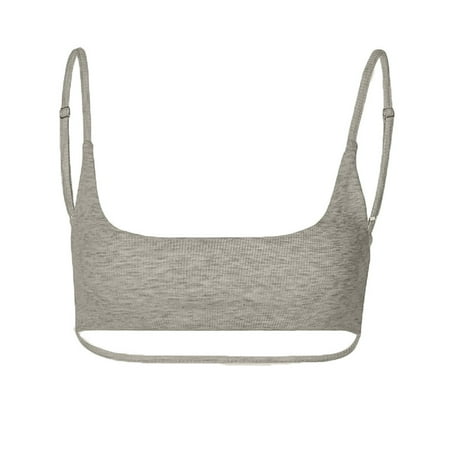Women Bras Clearance Under 5 Women s Balconette Bra Spaghetti Strap Bra Tank Bandeau Bra with Padding Suspender Bra