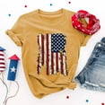 thumbnail image 5 of Tittly American Flag Tank Top Women V Neck Tank Tops For Women Patriotic Shirts Memorial Day Tank Top Women Women 4th Of July Shirts Yellow XL, 5 of 8