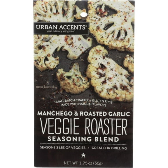 2X - Urban Accents Manchego & Roasted Garlic Veggie Roaster Seasoning Blend 1.75 oz Package May Vary