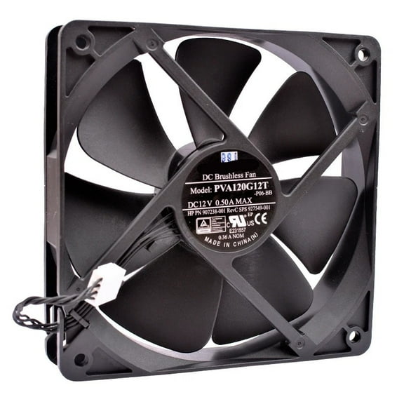 PVA120G12T 12cm 12025 120mm fan 120x120x25mm DC12V 0.50A 4 lines suitable   cooling fan