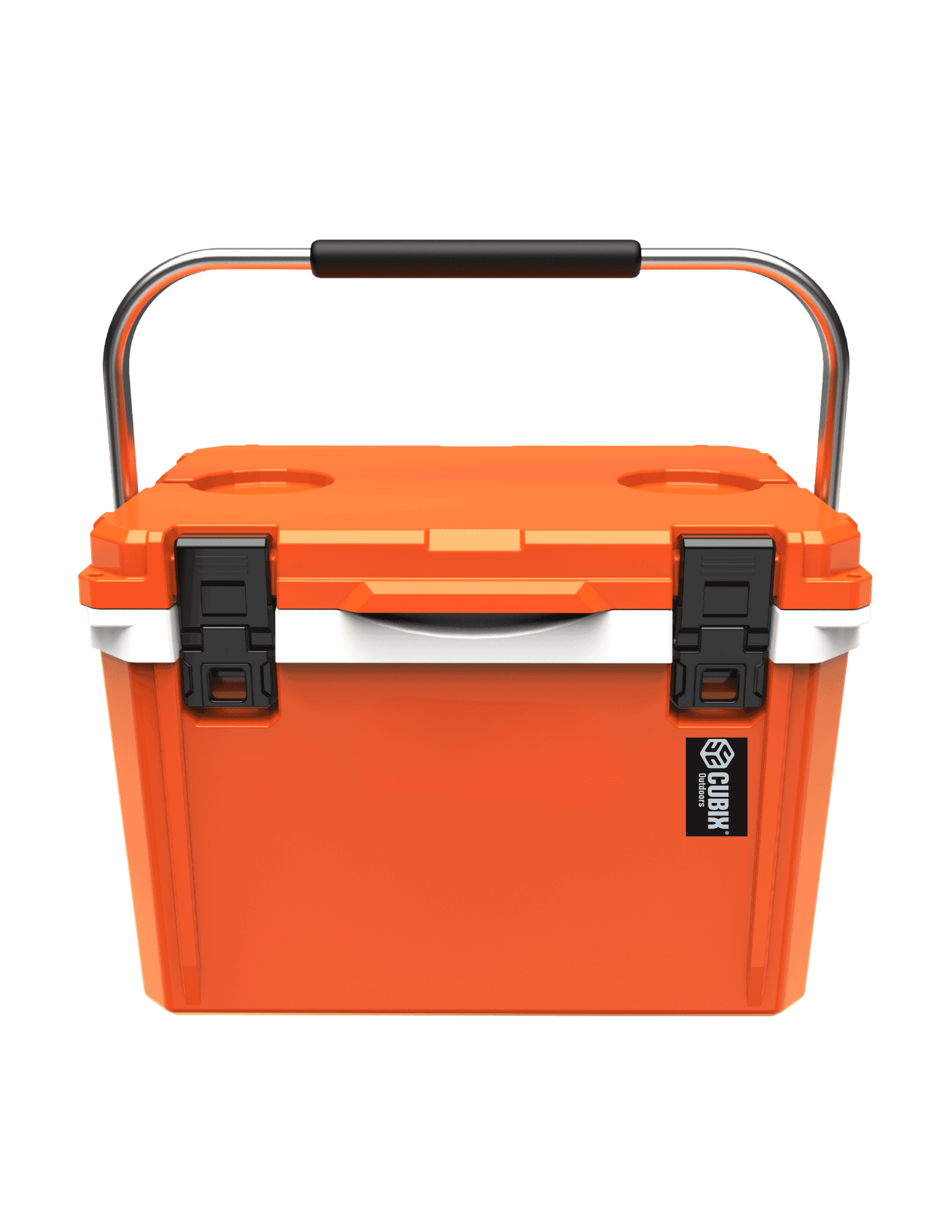 Cubix Outdoors® 20Q Lightweight Portable Insulated Hard Cooler Fits 30 Cans - Ember Orange