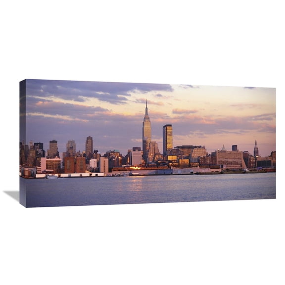 Global Gallery Unknown 'Skyline of New York City' Canvas Wall Art