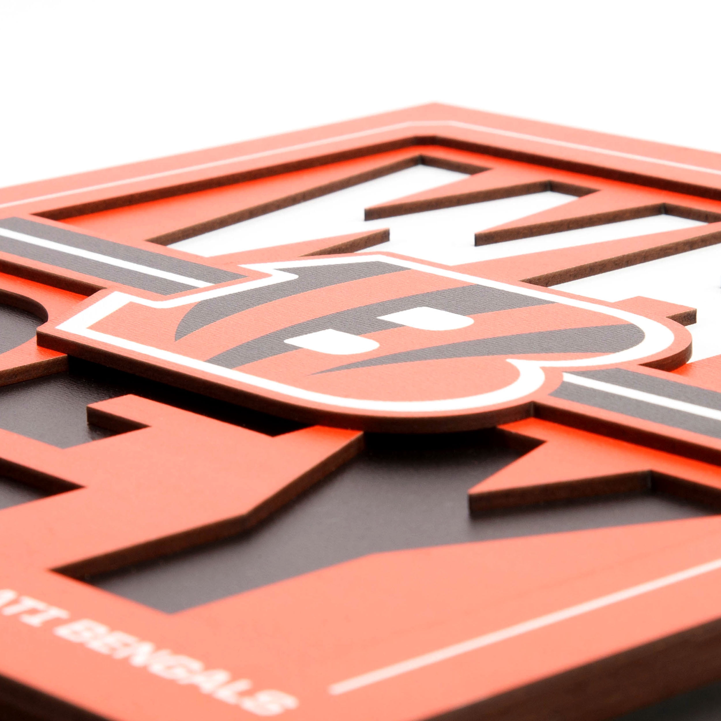 YouTheFan NFL Cincinnati Bengals Slogan Series 3D Wall Art