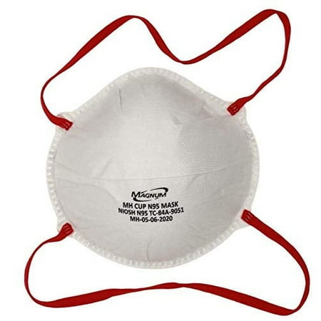 Magnum NIOSH N95 Hard Shell Respirator with Headbands